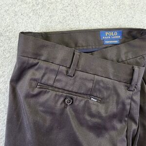 Polo Ralph Lauren Mens 42 Performance Stretch Classic‎ Fit Chino Shorts Black